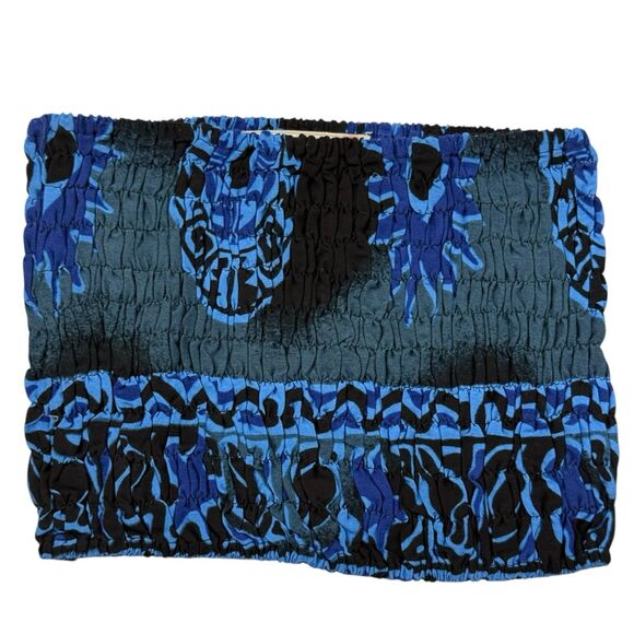 NEW Hawaiian Original by Basix Smocked Tube Top Polynesian Beach Surf Island OS - Picture 2 of 8